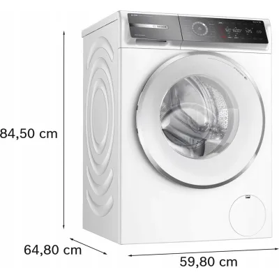 Lavatriçe Bosch WGB256A2PL, 10kg, klasa A, e bardhë - 5