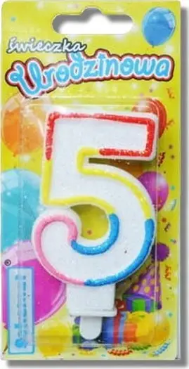 Qiri ditëlindjeje numri 5, shumëngjyrësh