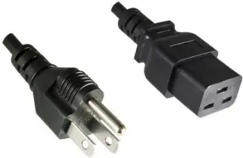 Kabllo rryme MicroConnect PE110518, 1.8m, prizë amerikane në C19, e zezë