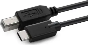 Kabllo USB Microconnect USB3.1C2B5, USB C në USB B, 5m, e zezë