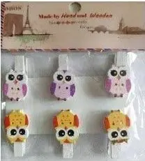 Kleçka dekorative Galeria Hobby Owls, set bufash, shumëngjyrëshe