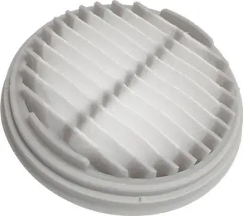 Filter rrumbullak për fshesë me korrent DEDRA DED71612, për DEDRA SAS+ALL DED7176, 7.4 cm, i bardhë
