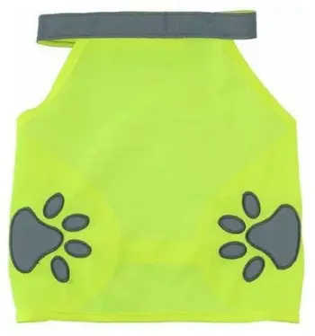 Jeletka reflektuese për qen Paw Love Reflex, 30 cm, e verdhë