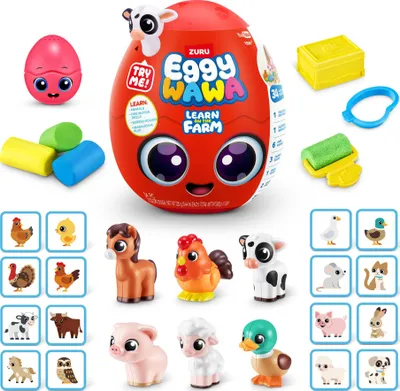 Lodër për banjë Zuru Eggywawa Surprise Bath, me surpriza, e kuqe - 1