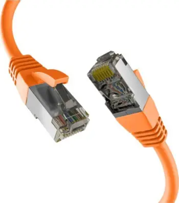 Kabllo rrjeti EFB Elektronik EC020200285, Cat8.1 S/FTP, 10 m, portokalli