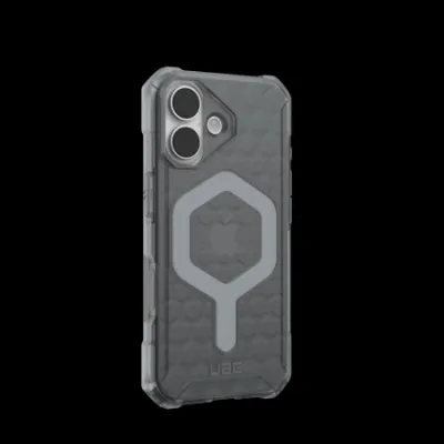 Mbrojtëse telefoni UAG Essential Armor MagSafe për iPhone 17, rugged, gjysmë transparente, gri e errët - 2