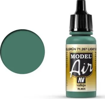 Bojë akrilike për airbrush Vallejo Model Air Light Green RLM25, mat, 17ml