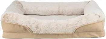 Shtrat ortopedik për qen Lino Vital, 70 x 55 cm, për mace dhe qen të vegjël, bezhë