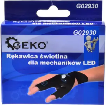 Dorezë ndriçuese GEKO G02930, LED, për mekanikë, e zezë