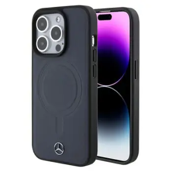 Këllëf telefoni Mercedes MEHMP15L23RCMV, për iPhone 15 Pro 6.1", MagSafe, blu navy