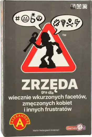 Lojë shoqërore Alexander GRUMP, me karta, për të rritur
