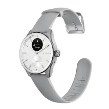 Orë smart hibride Withings ScanWatch 2, 42mm, ECG dhe matje temperature, e bardhë