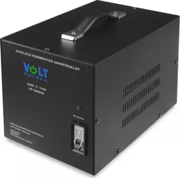 Transformator Volt Polska VP-3000VA, 3000VA, 220V në 110V, i zi