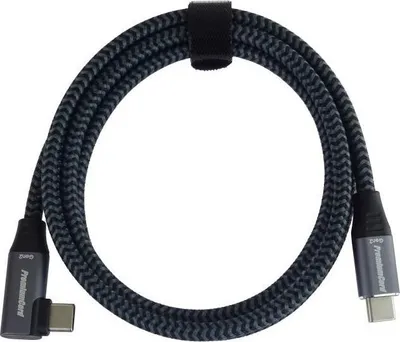 Kabllo USB-C PremiumCord 3.2 Gen 2x2, 20 Gbit/s, 100W 5A, i zi - 1