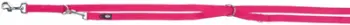 Set qafore dhe zinxhir për qen Trixie Premium Adjustable, 200x2 cm, najlon, rozë blush