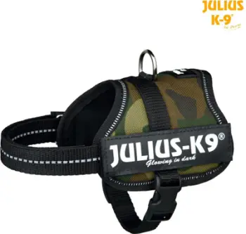 Qafore për qen Trixie Julius K9 Baby Mini, ergonomike, camouflage
