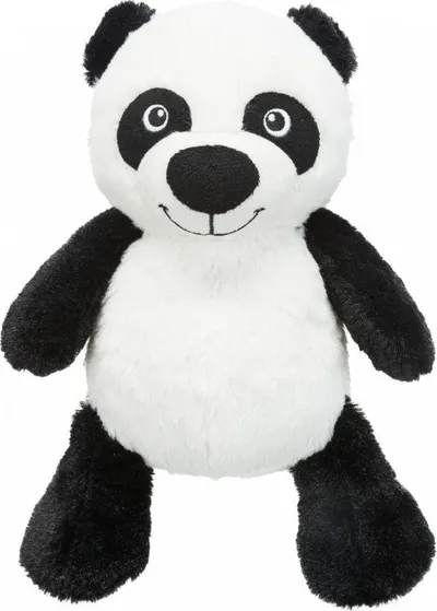 Lodër për qen Trixie Panda, 26 cm, poliestër, me zë, e bardhë e zezë - 2