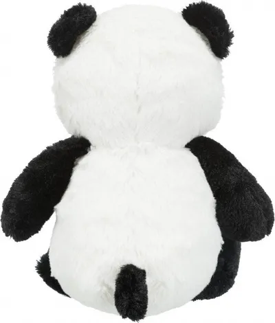 Lodër për qen Trixie Panda, 26 cm, poliestër, me zë, e bardhë e zezë - 3