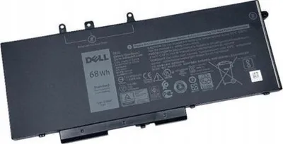Bateri laptopi Dell 68Wh, Li Ion, 4 qeliza, e zezë - 1
