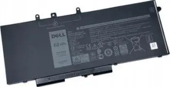 Bateri laptopi Dell 68Wh, Li Ion, 4 qeliza, e zezë