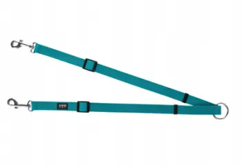 Zinxhir i dyfishtë për qen Chaba, 42x1.6cm, blu navy