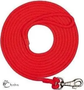 Litar trajnimi për qen Chaba, 10mm, 15m, i kuq