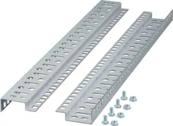 Shina rack për kabinet 19" EFB Elektronik 691776.15, çelik inox, palë, metalike