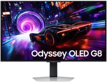 Monitor gaming Samsung Odyssey OLED G8 G81SF, 32", 4K, argjendtë