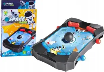 Lojë tavoline QNC YLAN Space Interactive Game, 2 lojtarë, temë hapësinore, e zezë