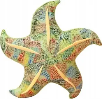 Jastëk lodër Lean Toys Starfish, 20 cm, jeshil