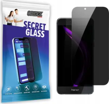 Xham mbrojtës privatësie Grizz SecretGlass për Honor 8, qeramik, transparencë e lartë
