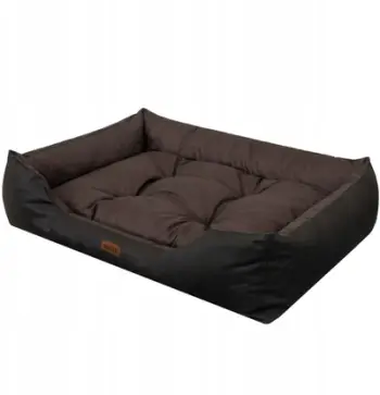 Shtrat për qen Doggy Puffy, XXXL 125x98 cm, material i papërshkueshëm nga uji, gri