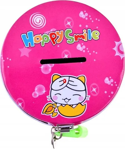 Kuti kursimi Happy Smile ZA4714, metal, me dry, rozë - 4