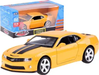 Makina lodër Chevrolet Camaro SS 1:32 ZA3146, dritë dhe zë, metalike, e verdhë