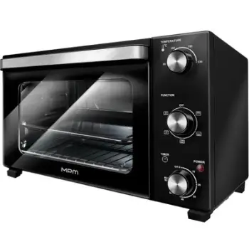 Furrë elektrike MPM MPE-16/T, 35L, 1500W, e zezë