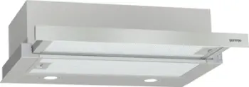 Aspirator kuzhine Gorenje TH62E4X, teleskopik, inox, i argjendtë