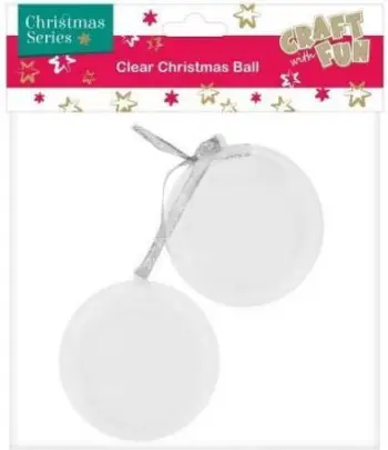 Elemente dekorative Craft with Fun: Christmas Ball (260717)
