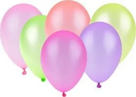 Balona dekorative neon, 23cm, set 25 copë, ngjyra të përziera - 1