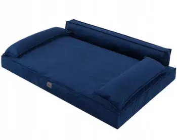 Shtrat për qen Doggy Champion Sofa Bed Mat, XXL 120x77cm, velvet, gri