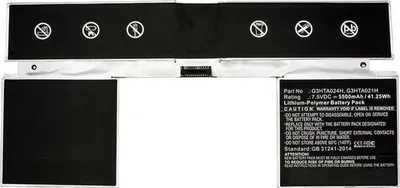 Bateri për tablet Microsoft Surface, 5500mAh, 7.5V, e zezë - 1