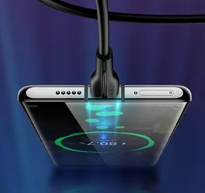 Kabllo karikimi USAMS U38 US-SJ376, USB-A në USB-C, 5A 1m, i zi - 3