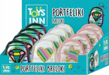 Portofol çantë shpine Stnux Puffy Wallet Keychain Backpack STN 8806 P12, me varëse metalike, shumëngjyrësh