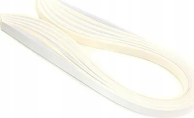 Shirita quilling Galeria Hobby, 5mm x 50cm, letër 130g, të bardhë, 100 copë - 1