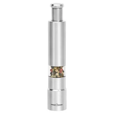 Set mulli për erëza ProfiCook PC-PSM 1160, mekanik, çelik inox, ngjyrë argjendi - 2