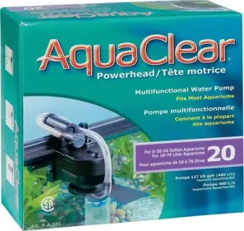 Pompë nënujore AquaClear Powerhead 20, 127 GPH, 110V