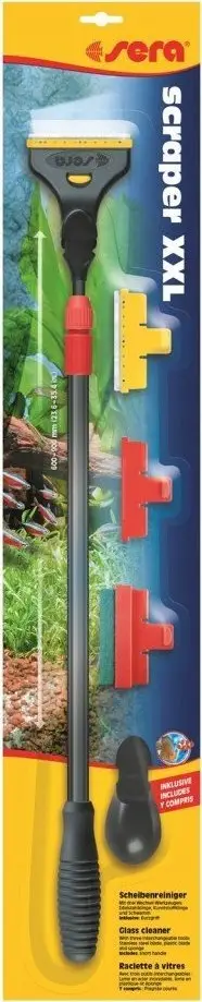 Pastrues xhami akuariumi Sera Scraper XXL, 60-90cm, i zi
