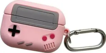 Mbulesë silikoni Beline për AirPods Pro, dizajn gamer, rozë