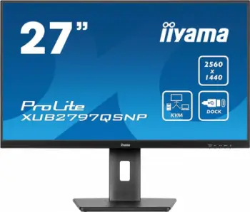 Monitor iiyama ProLite XUB2797QSNP B1, 27", QHD 2560x1440, i zi