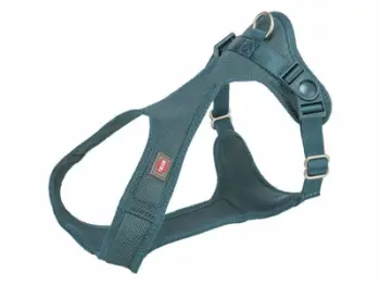 Set qafore dhe zinxhir Trixie Comfort Soft Touring, 28 40x1.5 cm XS S, për qen, petrol