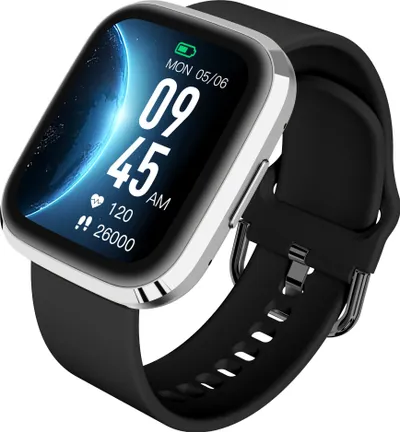 Smartwatch Garett GRC Style, 1.72", Bluetooth, i zi argjendtë - 2